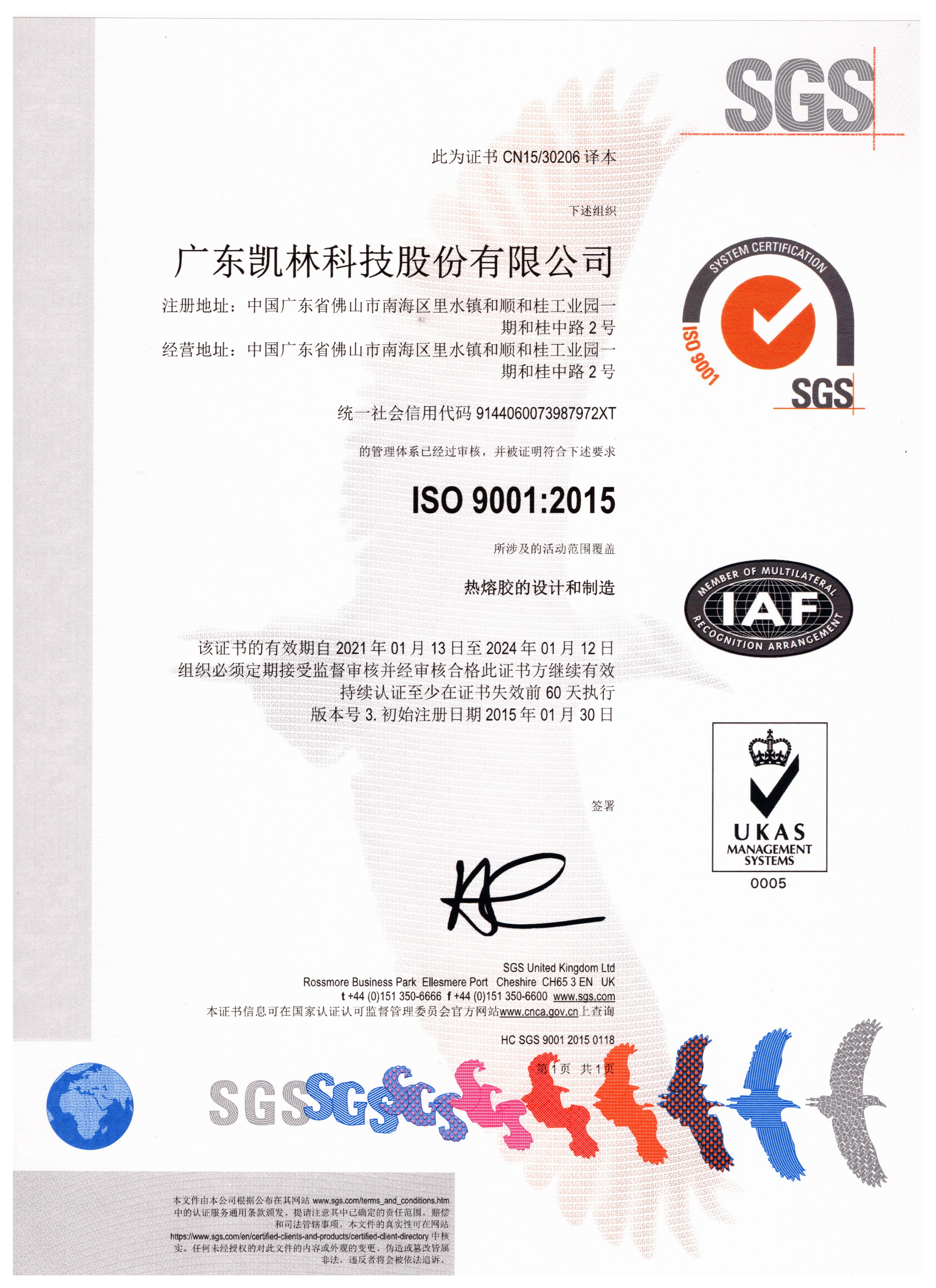 ISO TS 9001：2015（中文版）