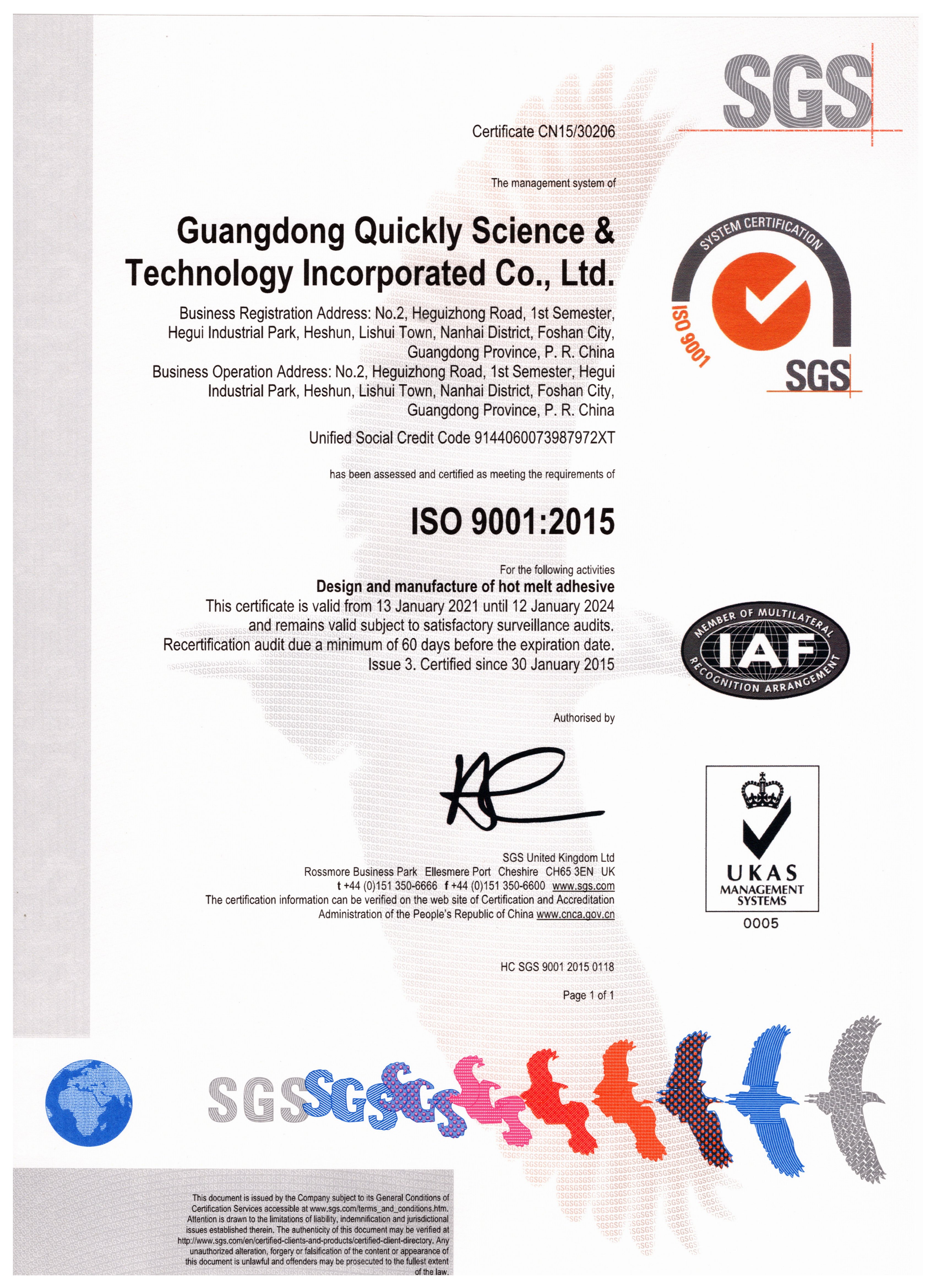 ISO 9001：2015（英文版）